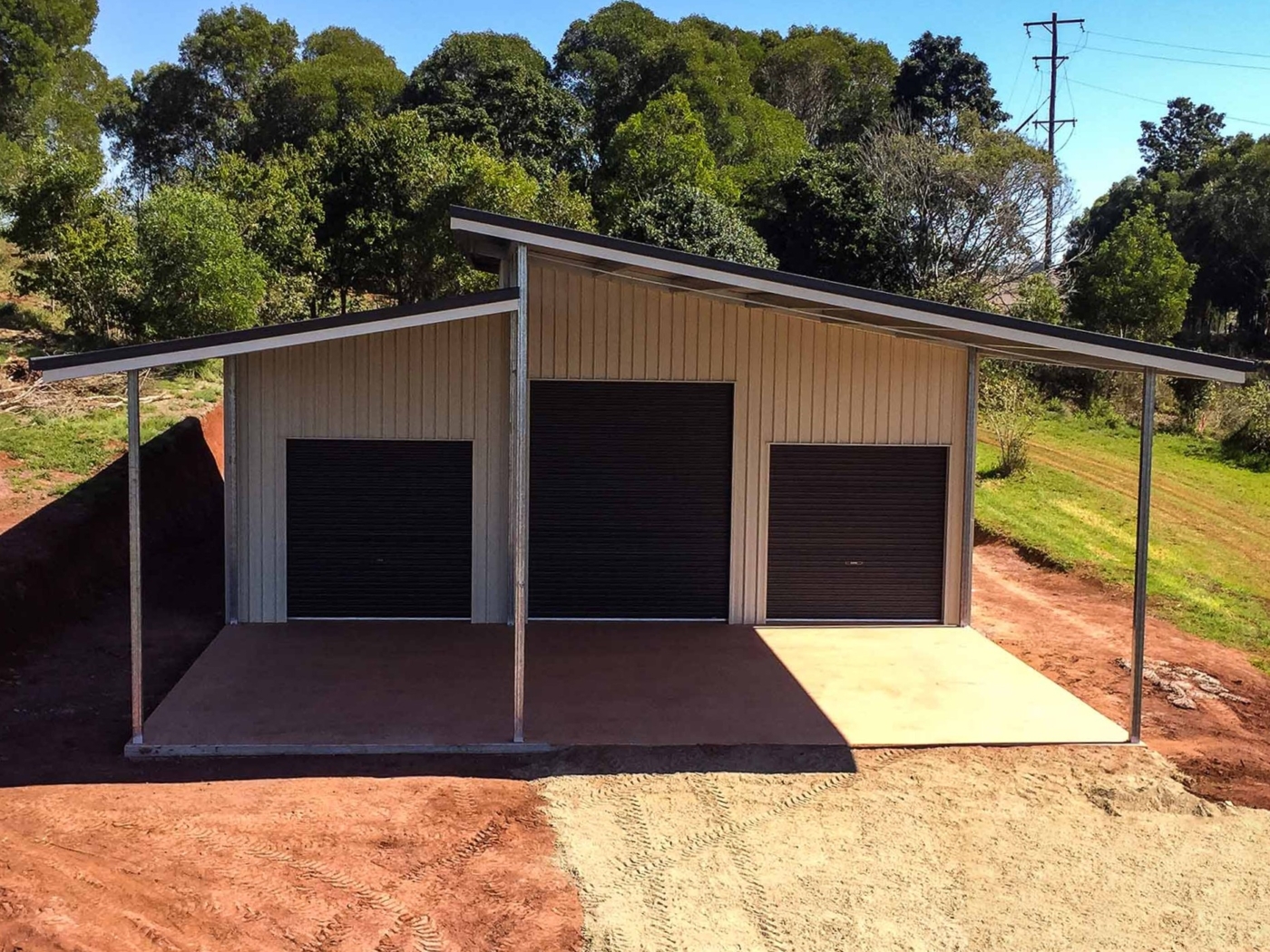 Skillion Sheds - RF Steel Building