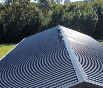 R & F Steel Buildings Feature - Whirlybirds for Ventilation